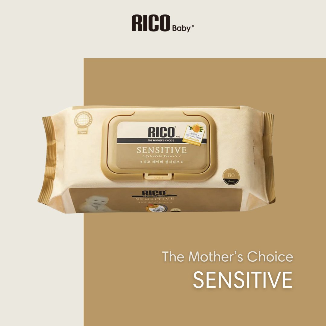 RICO Baby Sensitive SKIN_CLEANING_WIPE HANUL Co., Ltd RICO Baby Deutschland Germany Quality and Sensitivity. Made with 99.9% water and 100% Korean ingredients, our product is dermatologically tested for safe use from birth. With micellar water and nine bi