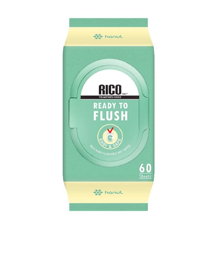 RICO Baby Ready to Flush SKIN_CLEANING_WIPE Hanul Co., Ltd RICO Baby Deutschland Germany Quality and Sensitivity. Made with 99.9% water and 100% Korean ingredients, certified to be flushed down the toilet. We've incorporated micellar water and nine bio he