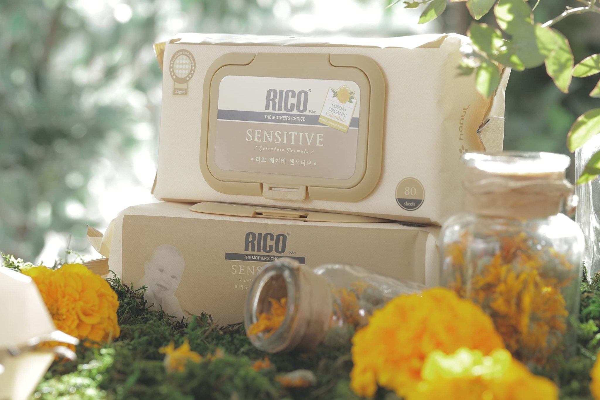 Topicals Rico RICO Baby, Premium-Feuchttücher für die empfindlichste Babyhaut